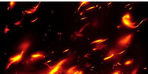 Electric blue sparks scatter from a crackling flame. Smoke and glowing particles mix in a surreal display. Great for sci-fi or futuristic fire effects.