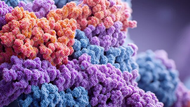 Close-up antibody guided precision blockade of target receptor region conceptual, extremely clean editorial composition, monoclonal antibody therapy