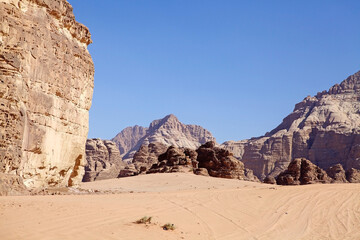 Wadi Rum landscape, Jordan