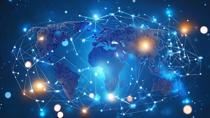 A Global Network of Interconnected Data Streams Representing Worldwide Internet Coverage Design