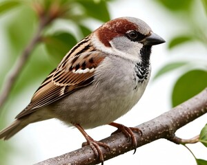 Sparrow close-up
