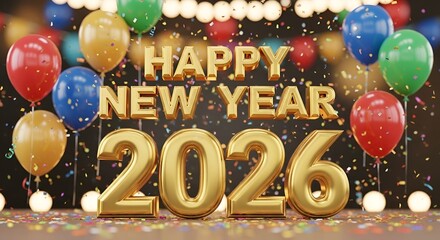 Happy New Year 2026 Celebration