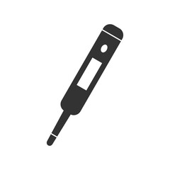 Body thermometer icon isolated on transparent background