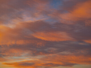 colorful sunset clouds ,nature background