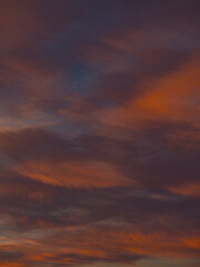 Obraz premium colorful sunset clouds, nature background