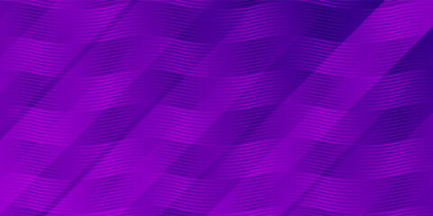 Fototapeta premium Abstract purple background with diagonal lines. Vector illustration