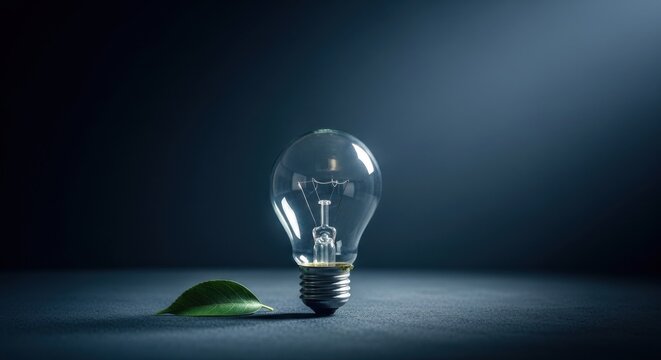 National Energy Conservation Day banner with creative light bulb outline containing tree branches. Green power concept for ecological sustainability and renewable electricity saving awareness. - Powered by Adobe