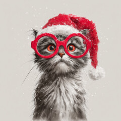 santa claus cat