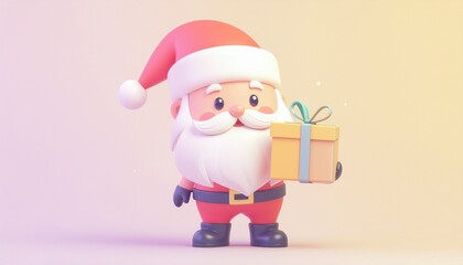 santa claus with gifts