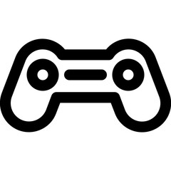 Game joystick console icon