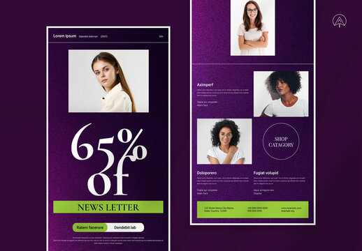 Color ful News Letter Template