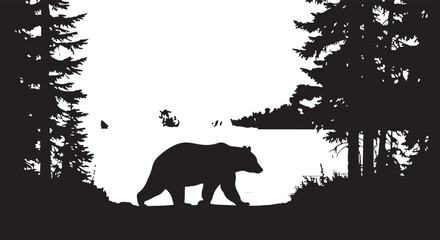 Elegant Black Silhouette Vector Set