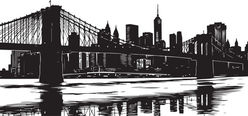 Minimal Black Silhouette Vector Art