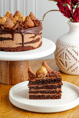 cake and coffee