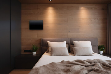High-tech bedroom designed for enhanced sleep quality and comfort