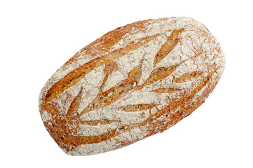 fresh homemade bread on the background