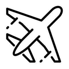 Fast Airplane Travel Icon &ndash; Speed Flight Symbol