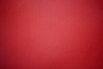 Vibrant red leather textured background