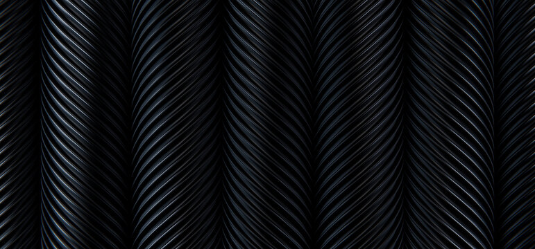  3D Abstract Technology Background with Black Helios Gears