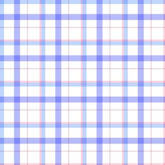 Soft Pastel Plaid Grid with Subtle Blue Pink Overlays