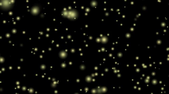 dynamic moving particle dot background with black background