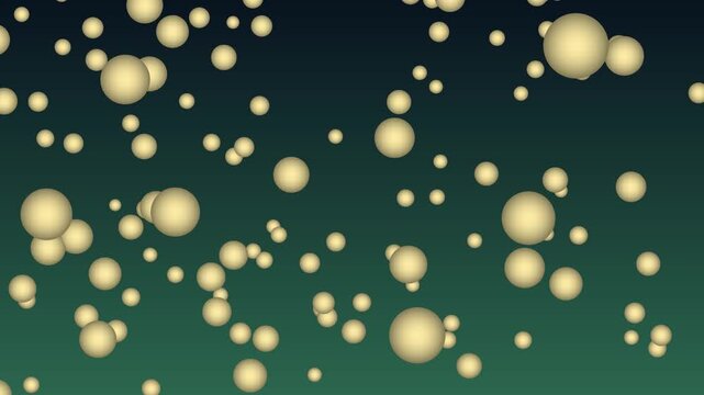 Dynamic moving particle dot animation background with color background