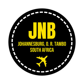 JNB Johannesburg airport symbol icon