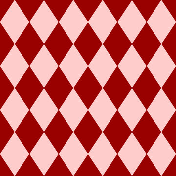 Pink and brown tile vector pattern for seamless decoration wallpaper