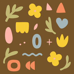 seamless background with flowers