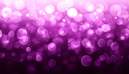 Elegant Violet Bokeh Background with Shimmering Glittering Particles for Festive Celebrations