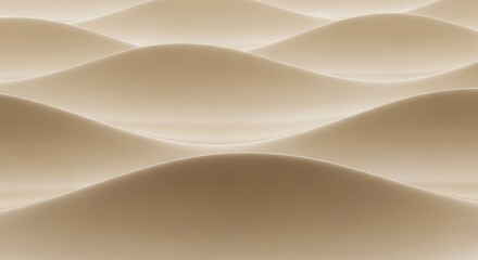 Abstract view of sand dunes with soft lighting and smooth textures
