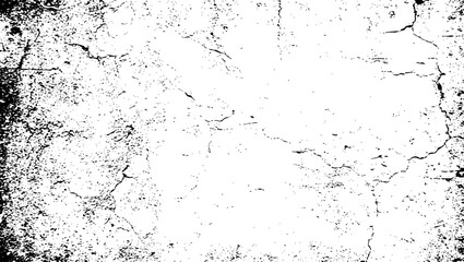Grunge texture background with black distressed overlay and white empty space for copy vector