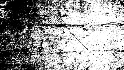 Abstract grunge texture background, black and white distressed overlay for graphic design vector