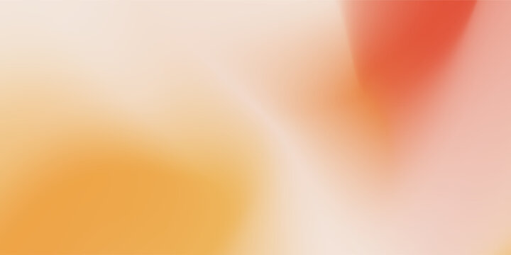 Blurred color gradient background, aesthetic abstract yellow red orange grain gradation texture, modern vector soft peach texture blur abstract background