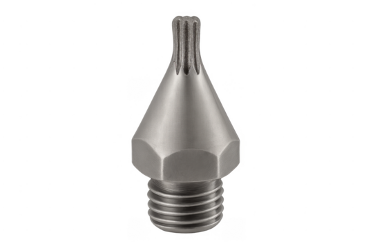 Stainless steel nozzle for precision industrial machinery equipment