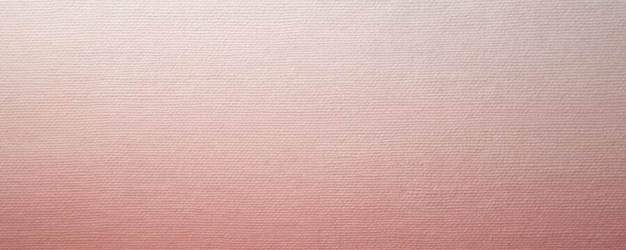 Soft cotton fabric gradient. Smooth pink and white texture, woven linen canvas. Minimalist background for design, textile, and decor use. Natural weave pattern.
