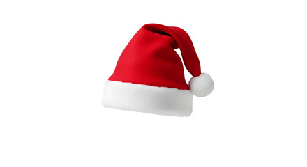 Classic red santa hat silhouette