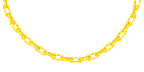 Gold chain, gold jewelry, chain necklace.