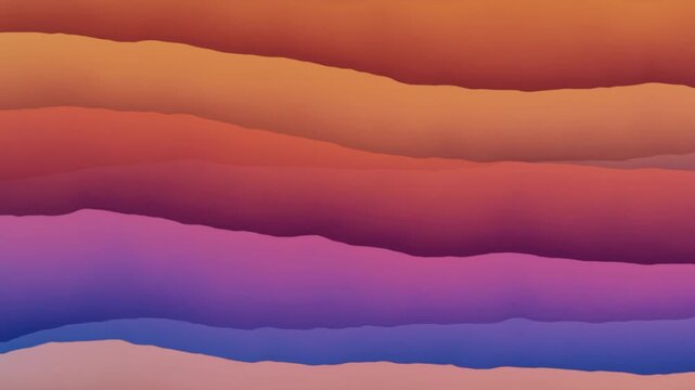 Red pink and blue gradient wave animation background video