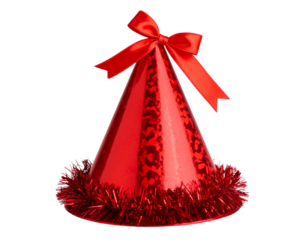 Firefly_jungle leave plant isolated include clipping path on white background - Firefly_red party hat isolated on transparent background (4)