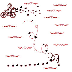 vector illustration of an abstract background