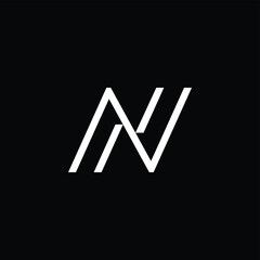 Italic Letter N Logo