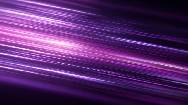 Streaks of vibrant purple light move rapidly across a dark background.