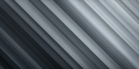 Obraz premium Diagonal pattern features numerous parallel stripes in varying shades of gray.