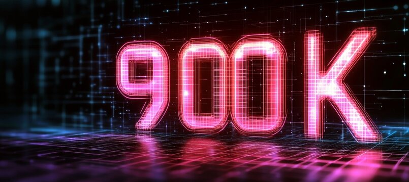 Vibrant Neon Cyberpunk Cityscape Celebration with Futuristic Elements and Digital Aesthetic Vibes