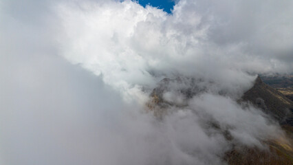 Roque del Conde Mountain. At the top of the mountain. Tenerife, Canary Islands.