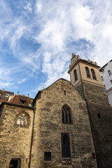 Prague cityscape. View of the city from above. Prague, Czech Republic.