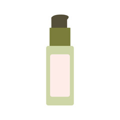 Flat Illustration of Face Toner Bottle for Skincare Routine