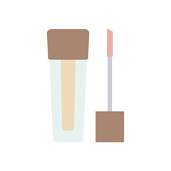 Flat Illustration of Concealer Wand for Blemish Coverage