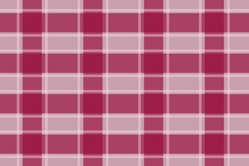 A vibrant deep pink plaid pattern with bold squares and intersecting lines, forming a classic checkered design with a modern, lively color palette.